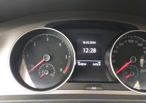 Volkswagen Golf cena 36500 przebieg: 165000, rok produkcji 2014 z Krotoszyn małe 22